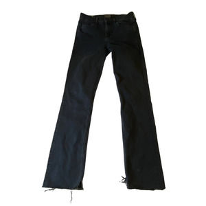 MOTHER The Rascal Sit Undone Hem Storm Clouds Jeans Womens Size 25